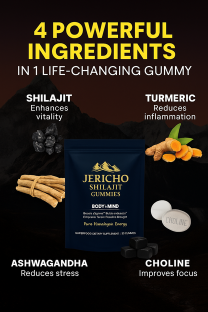 Jericho™ - Shilajit Gummies